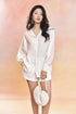 Relaxed Shirt and High Waist Shorts Set - Image 1