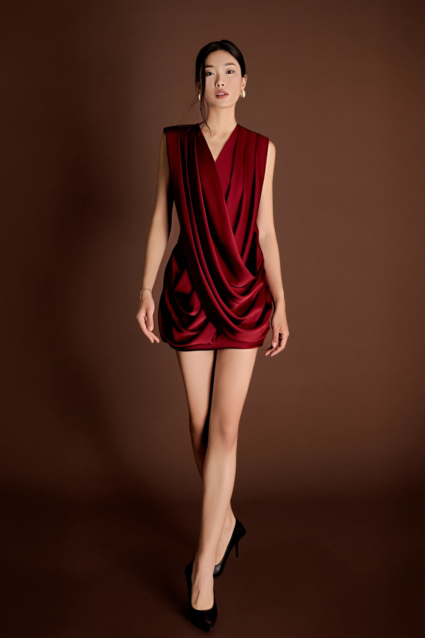 Fitted Silk Dress