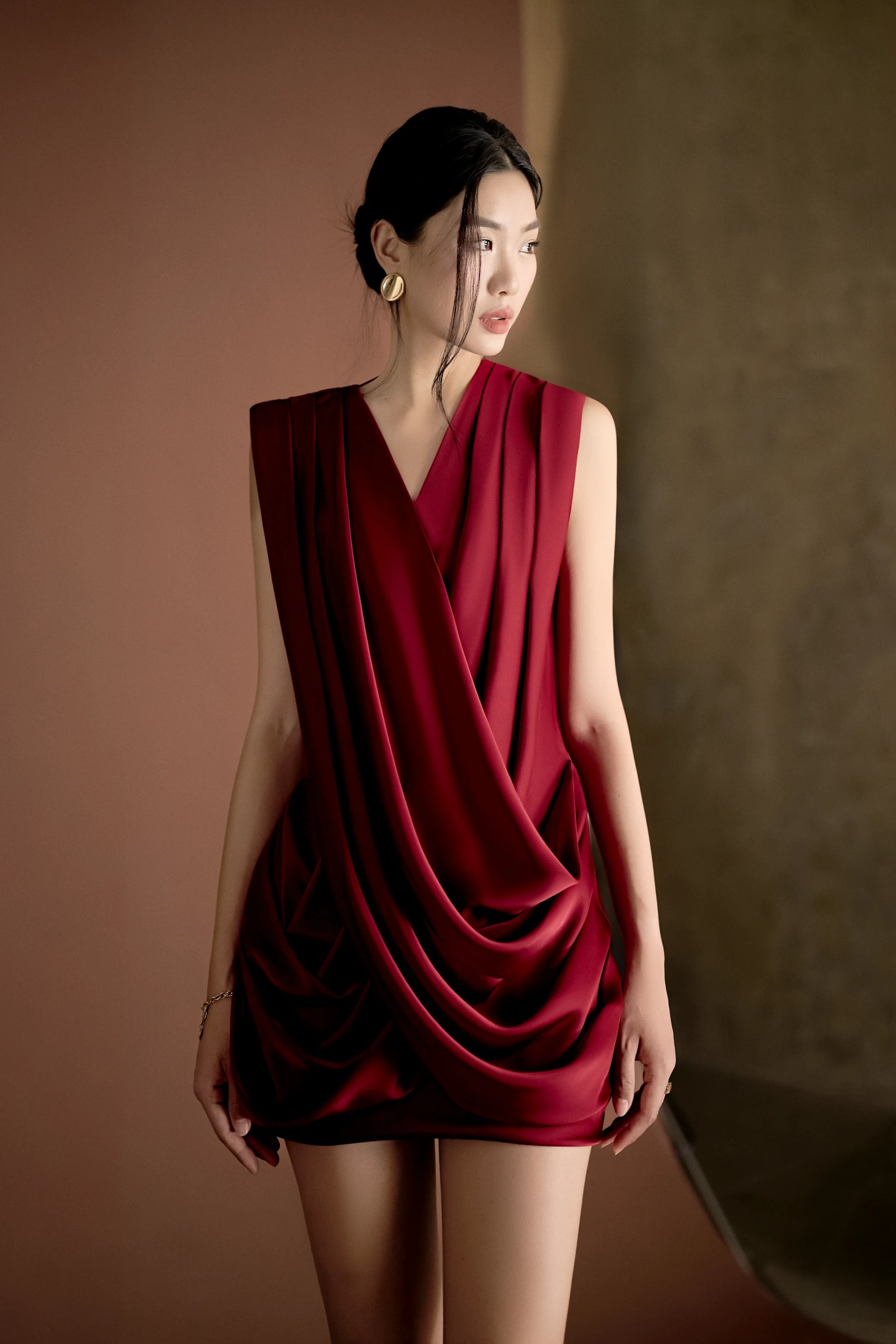 Somewhere Between Dress - Wine