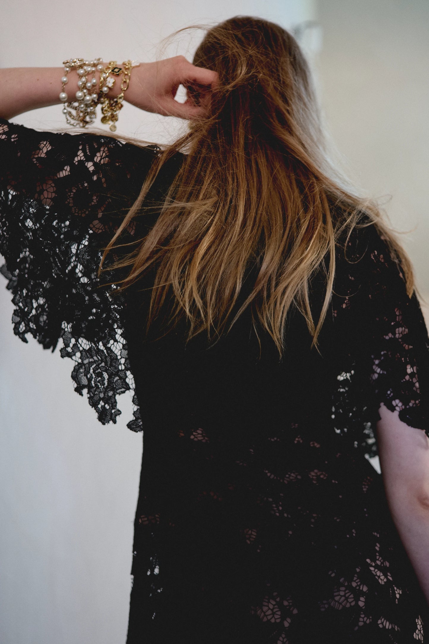 Paris Cape Dress - Black